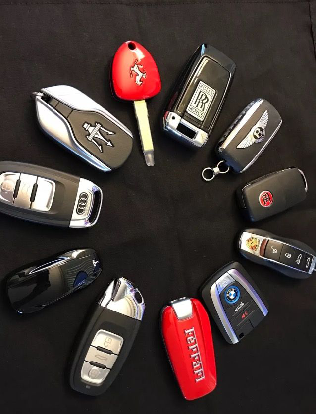 High-quality duplicate car key fobs by 24 Hour Locksmith Baltimore, MD, crafted for convenience and durability, compatible with all car brands.