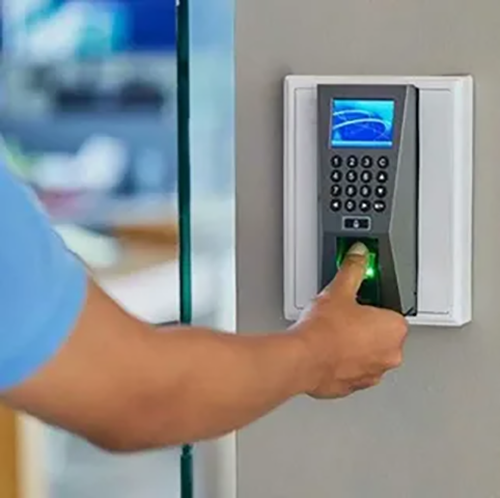 Commercial locksmith providing lock changes, security system installations, and emergency lockout assistance for businesses