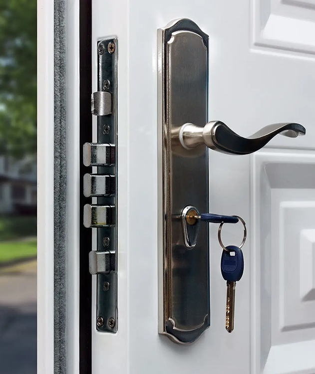 Residential locksmith assisting with home lockout and door lock changes in Baltimore, MD